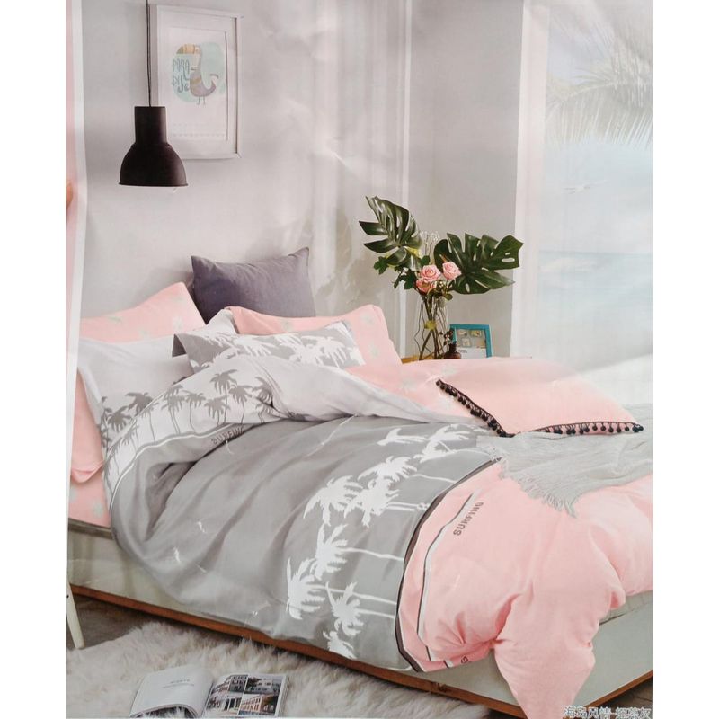 MINGDA - Set de Edredón 2 Pz+ Juego de Sábanas + Funda  100% Bambu