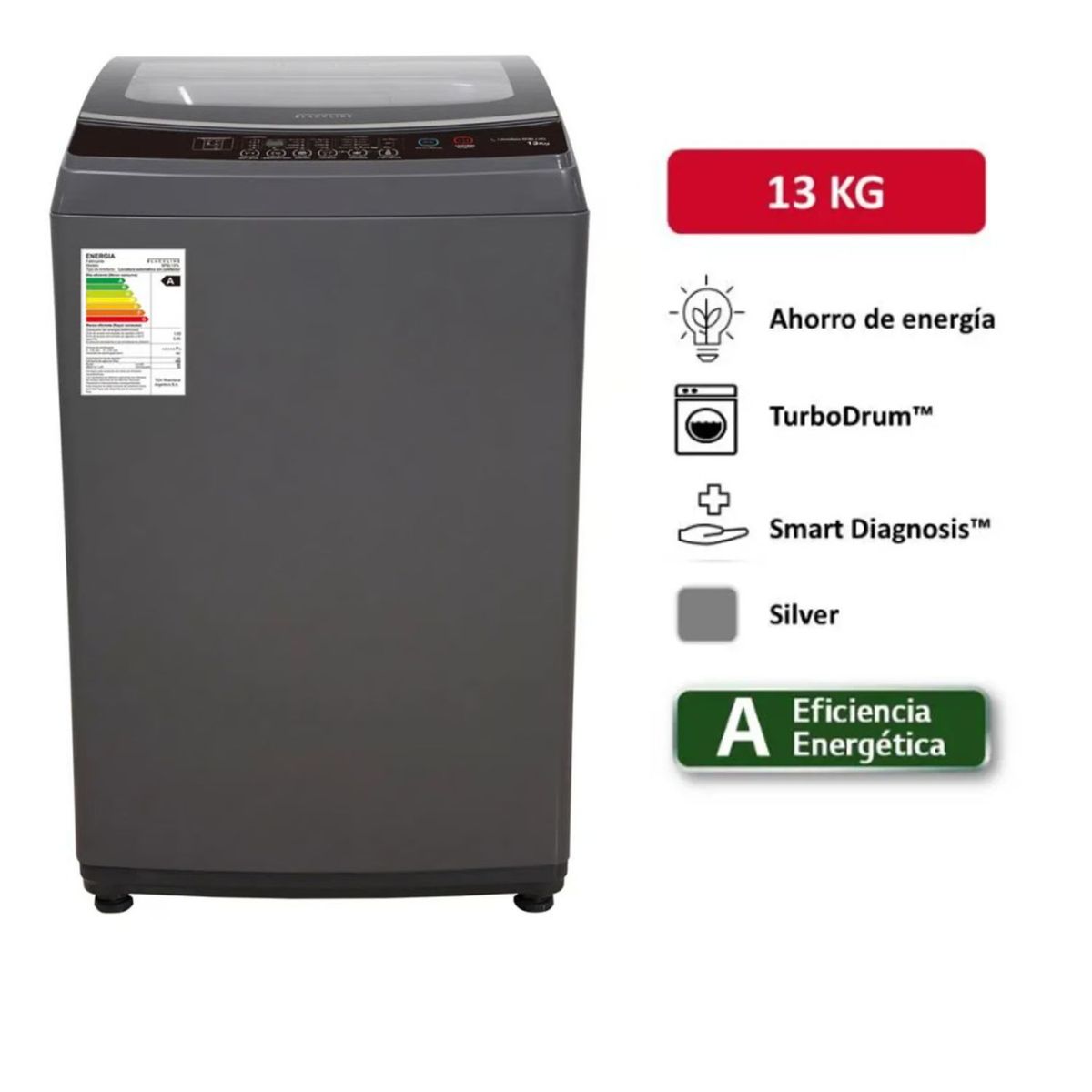 BLACKLINE - LAVADORA  BLACKLINE 13Kg SPBL13NTL GRIS OSCURO