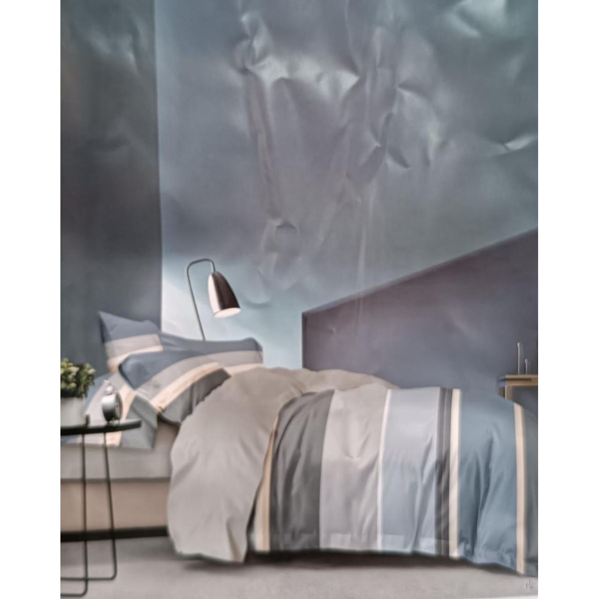 MINGDA - Set de Edredón 2 Pz+ Juego de Sábanas + Funda  100% Bambu