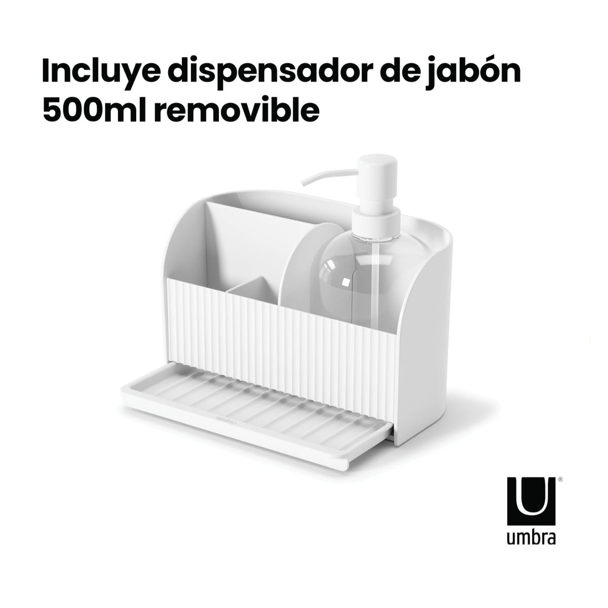 UMBRA - Dispensador de lavavajillas y organizador de lavadero Sling