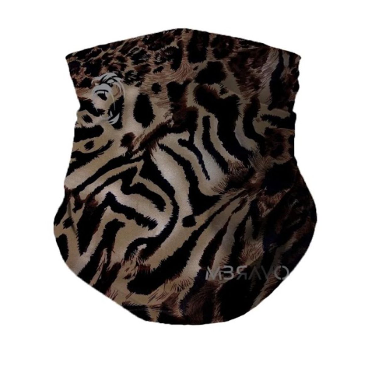 GENERICO - CUELLERA BANDANA TUBULAR DEPORTIVA ANTIALERGICA PARDO