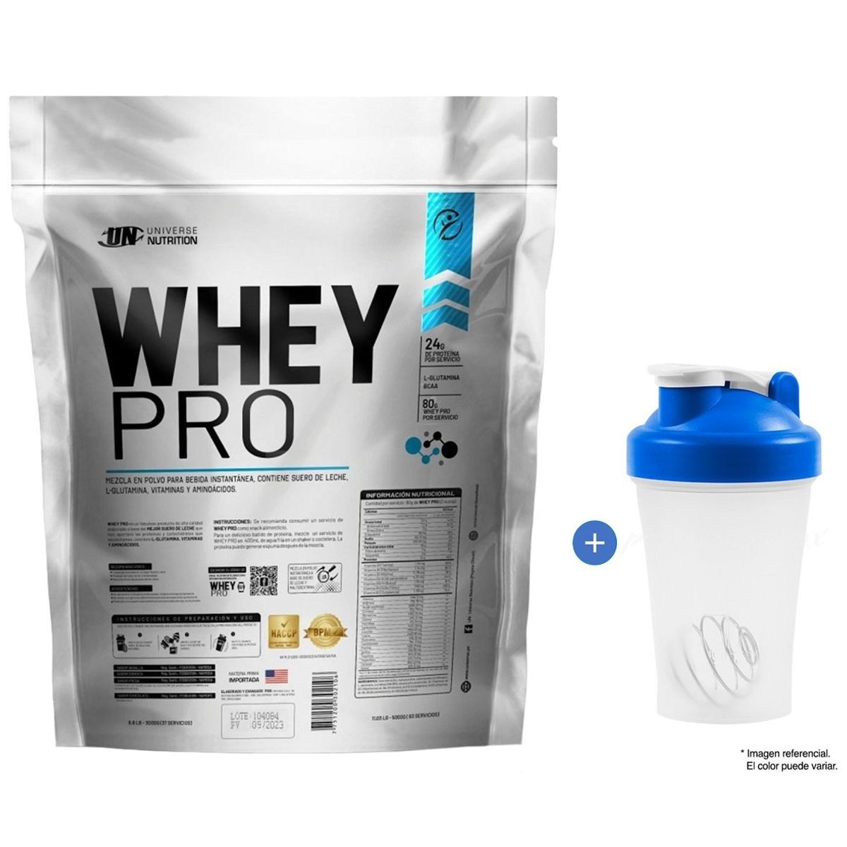UNIVERSE NUTRITION - SUERO DE LECHE WHEY PRO 5 KG PROTEÍNA UN VAINILLA