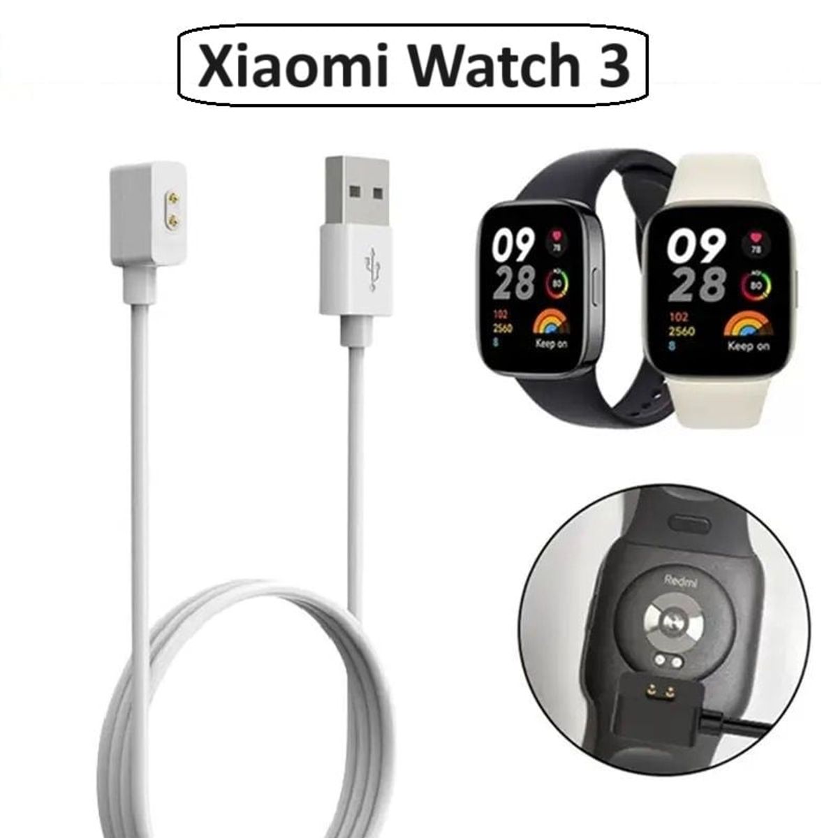 GENERICO - Cargador para Xiaomi Watch 3