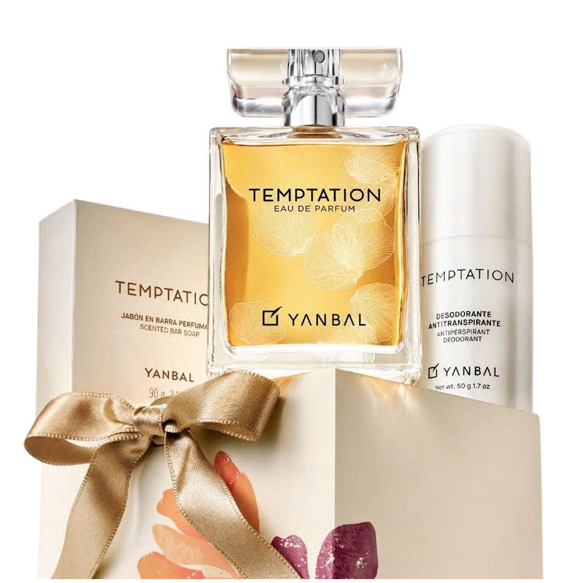 YANBAL - SET Temptation perfume Yanbal Mujer 50 ml y caja de regalo
