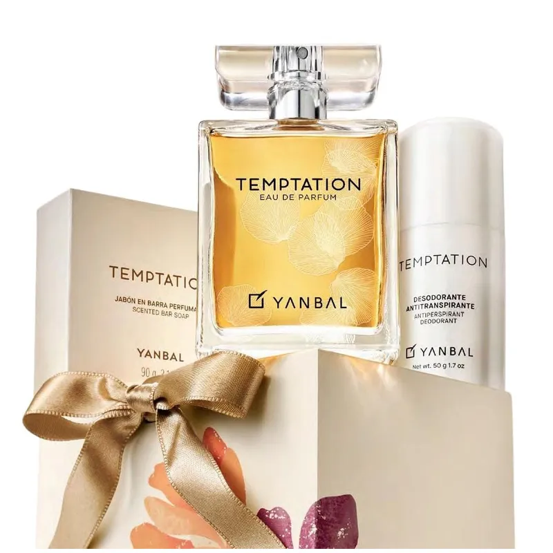 YANBAL - SET Temptation perfume Yanbal Mujer 50 ml y caja de regalo