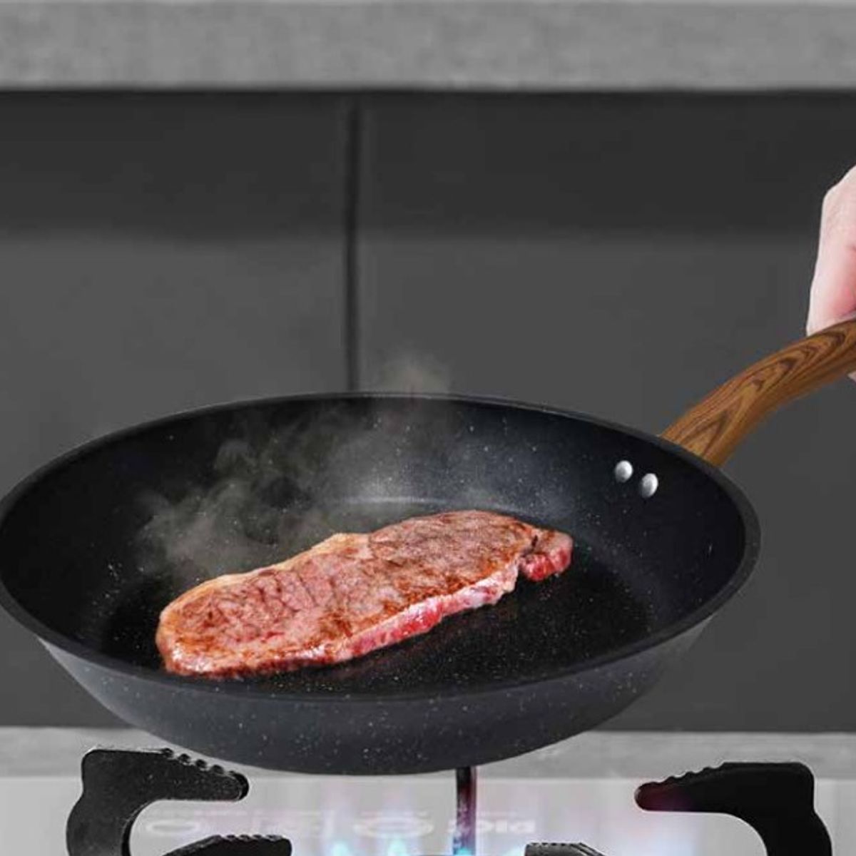 GENERICO - Sartén N°24  Antiadherente Mango de madera