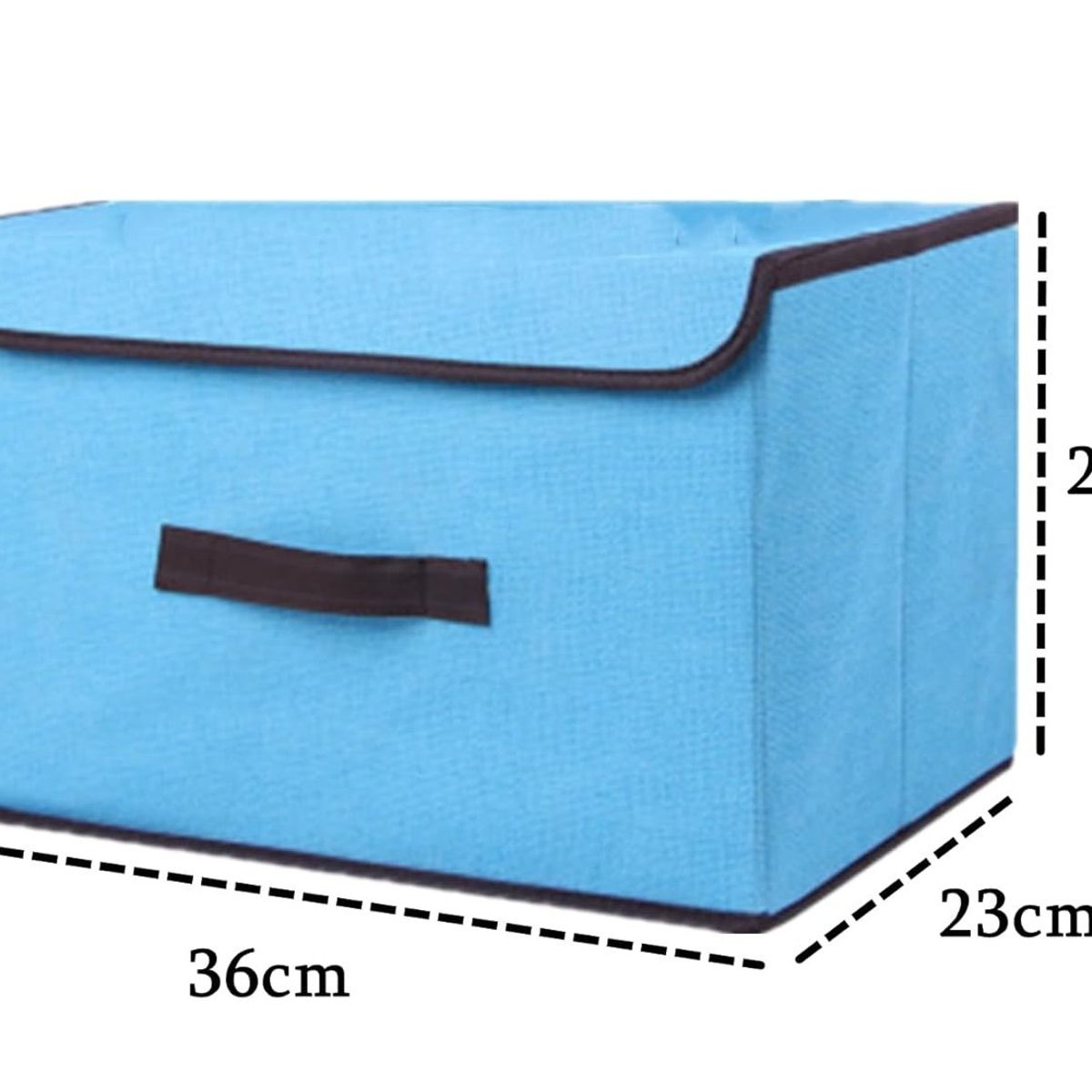 OEM - Pack x 2 Caja de Almacenamiento Multifuncional Plegable Turqueza