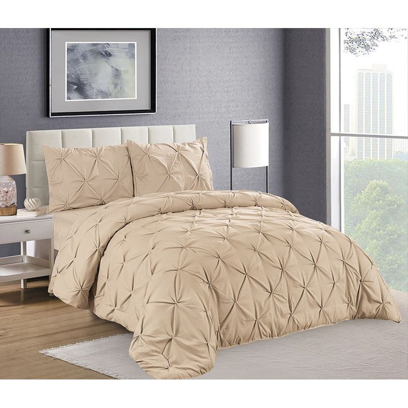 CASATEX - Edredón Queen + Juego de Sábanas 100% Algodón - 5 Piezas