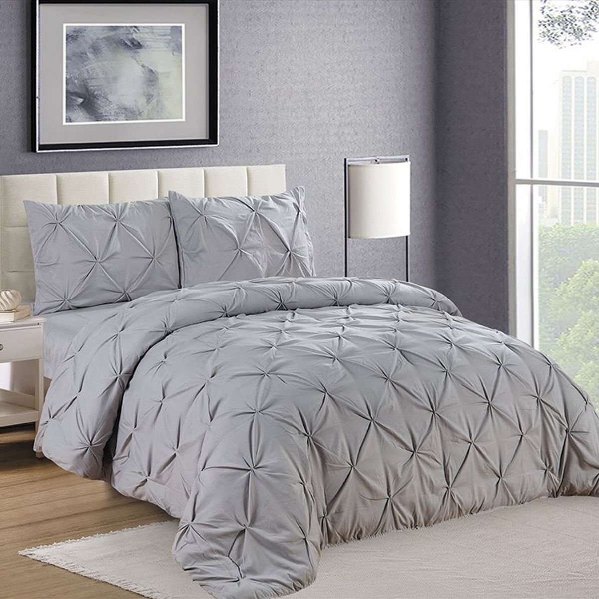 CASATEX - Edredón Queen + Juego de Sábanas 100% Algodón - 5 Piezas