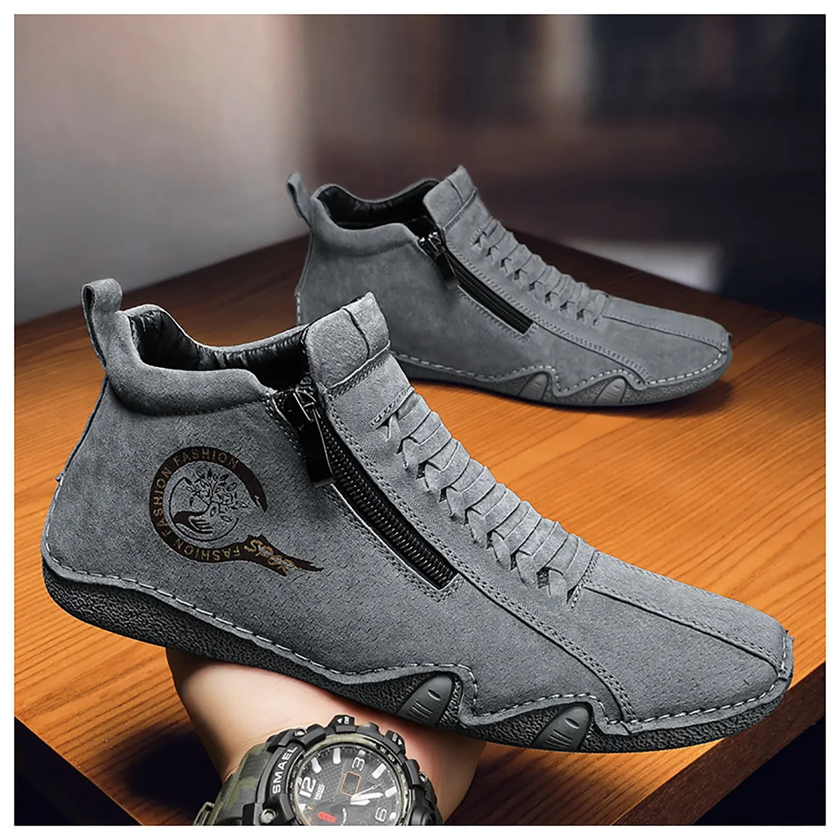 RINODERINA - Zapatilla Casual RinodeRina Para Hombre -Cortas-- Regalo
