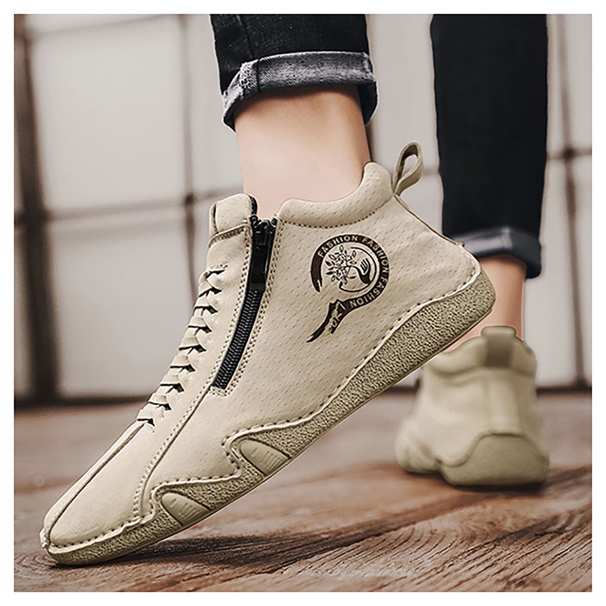 RINODERINA - Zapatilla Casual RinodeRina Para Hombre -Cortas-- Regalo