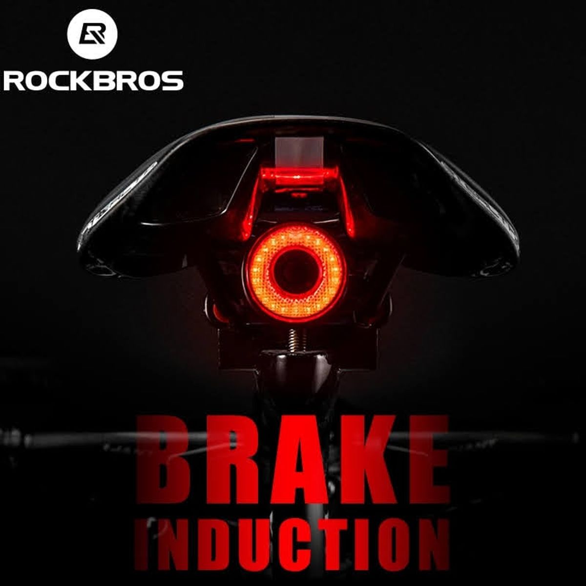 ROCKBROS - Luz Trasera Con Sensor De Freno Para Bicicleta -Rockbros Q5