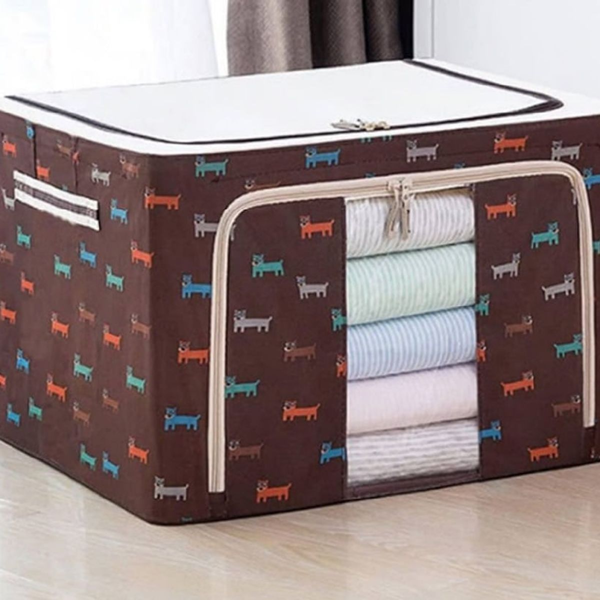 GENERICO - Caja de Almacenamiento Multifuncional Plegable 66 Litros