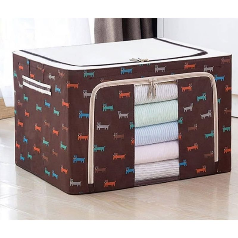 GENERICO - Caja de Almacenamiento Multifuncional Plegable 66 Litros