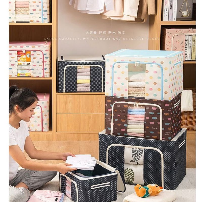 GENERICO - Caja de Almacenamiento Multifuncional Plegable 66 Litros