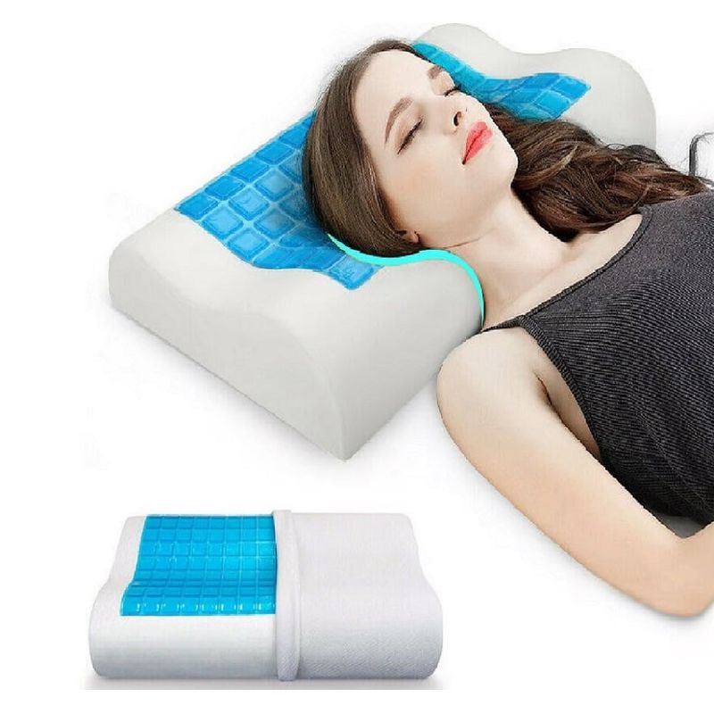 GENERICO - Almohada Ortopédica con Funda de Gel y Viscoelástica