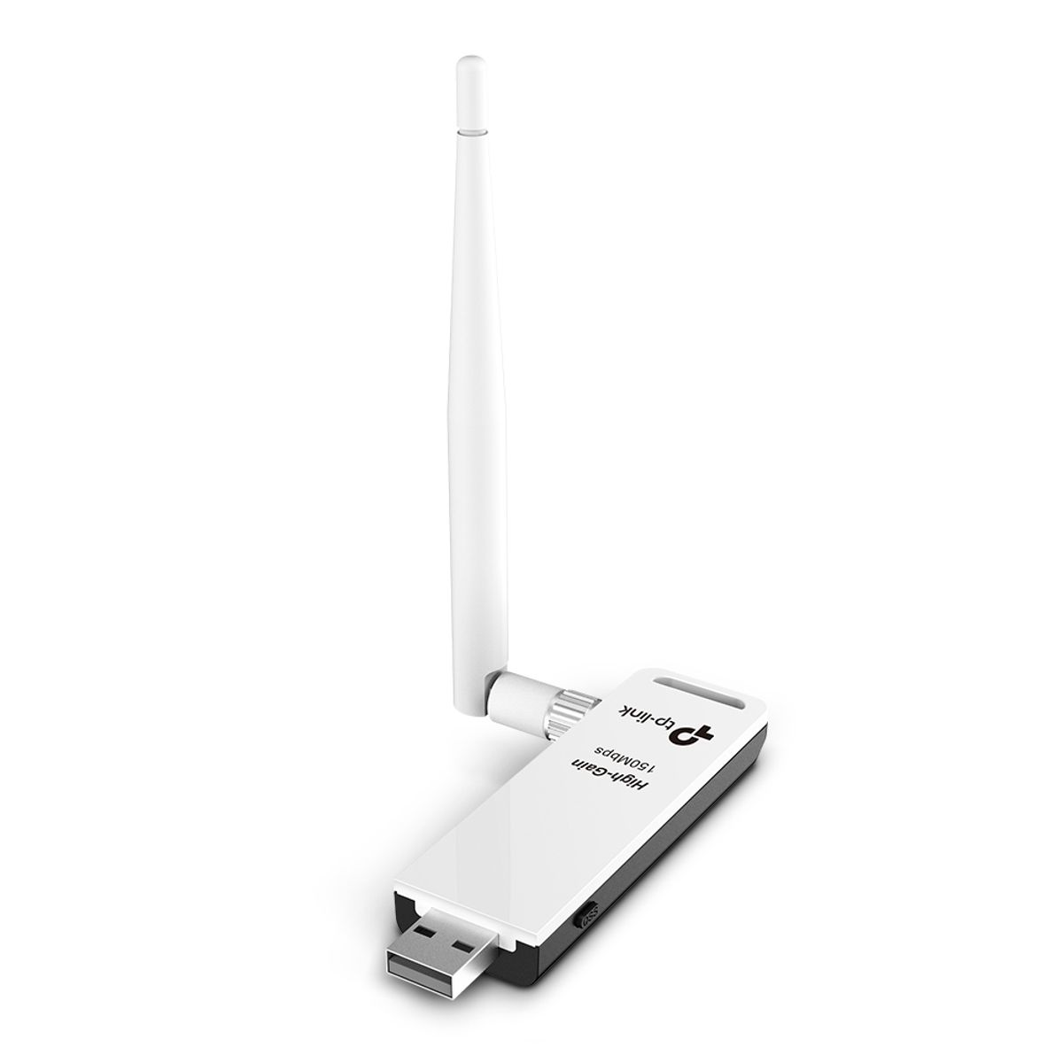 TP LINK - Adaptador USB Inalámbrico de Alta Ganancia 150Mbps tp-link TL-WN722N