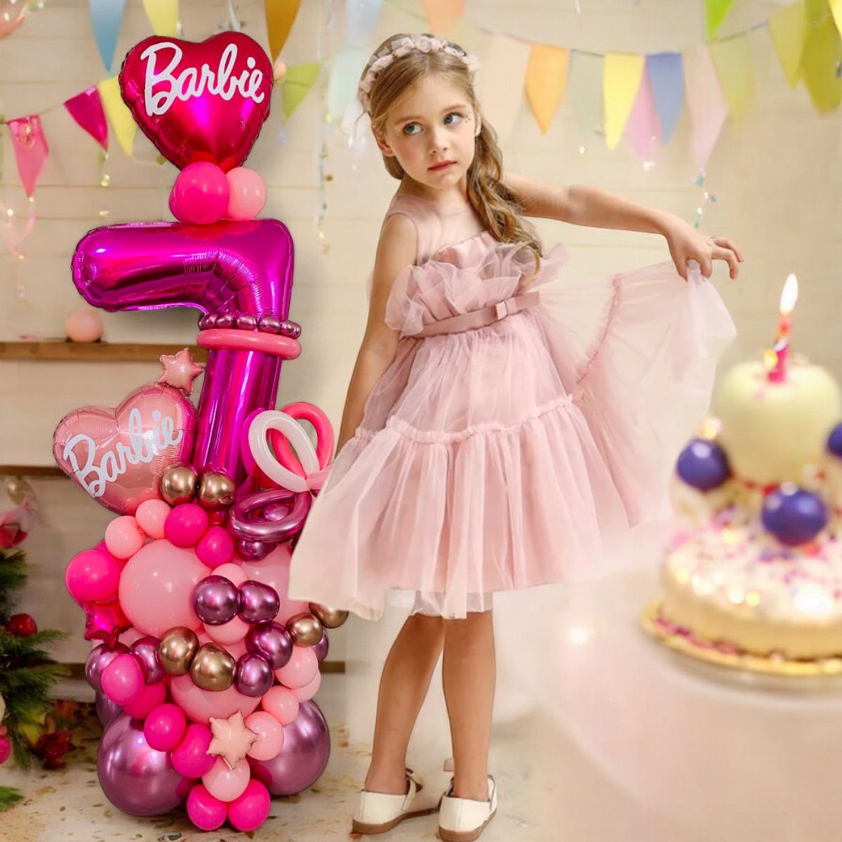 GENERICO - VESTIDO DE NIÑA PRINCESA