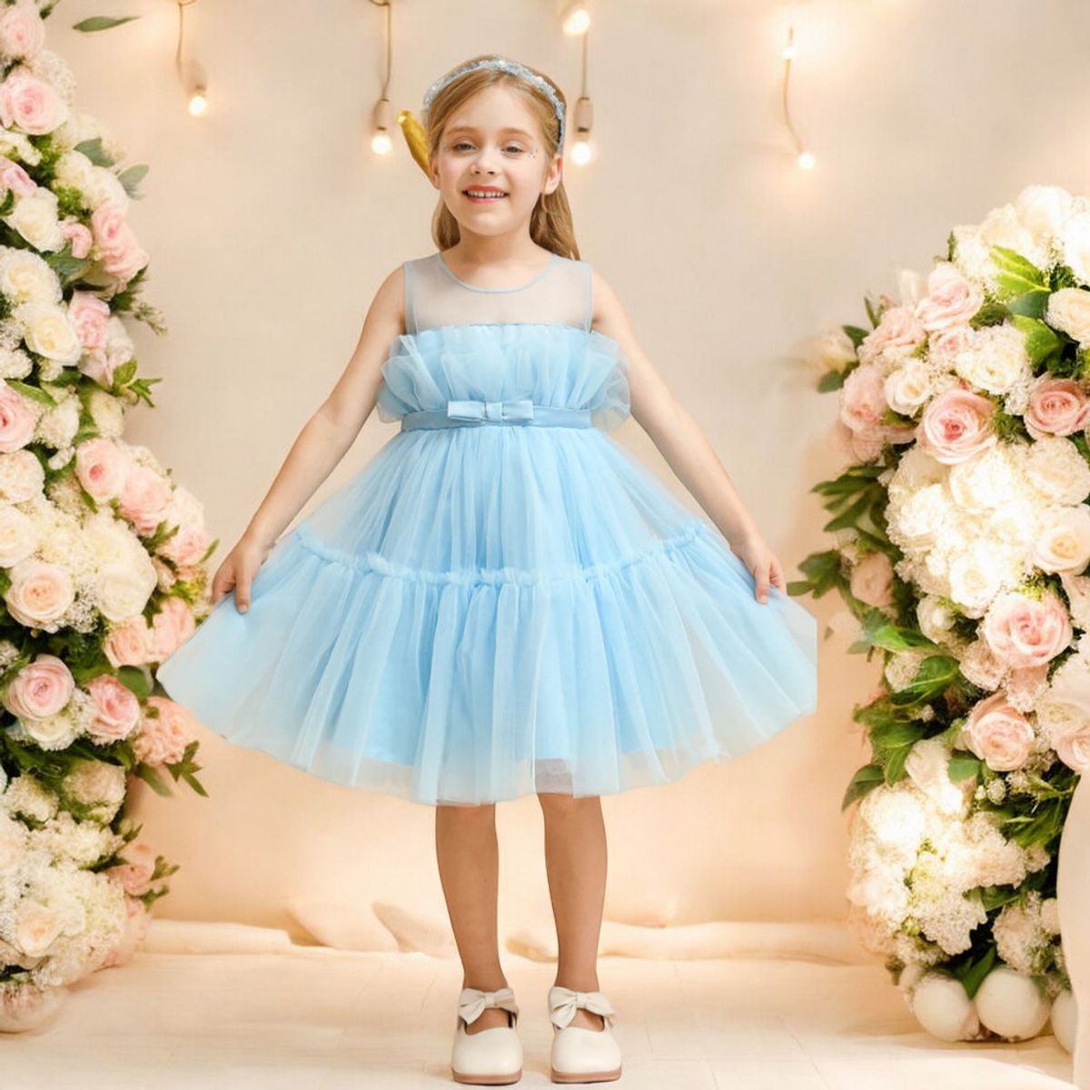 GENERICO - VESTIDO DE NIÑA PARA FIESTA CUMPLEAÑOS