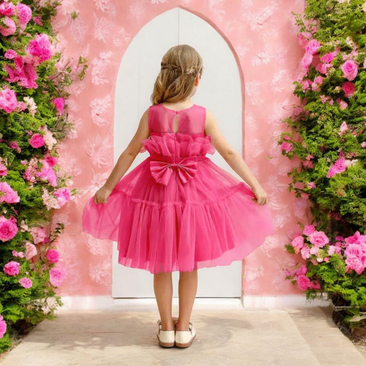 GENERICO - VESTIDO DE NIÑA FIESTA DE CUMPLEAÑOS