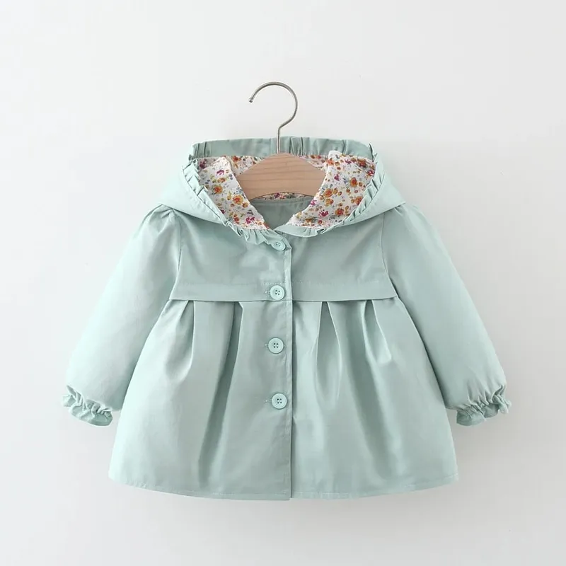 GENERICO - CASACA PARA BEBE FORRO FLORES