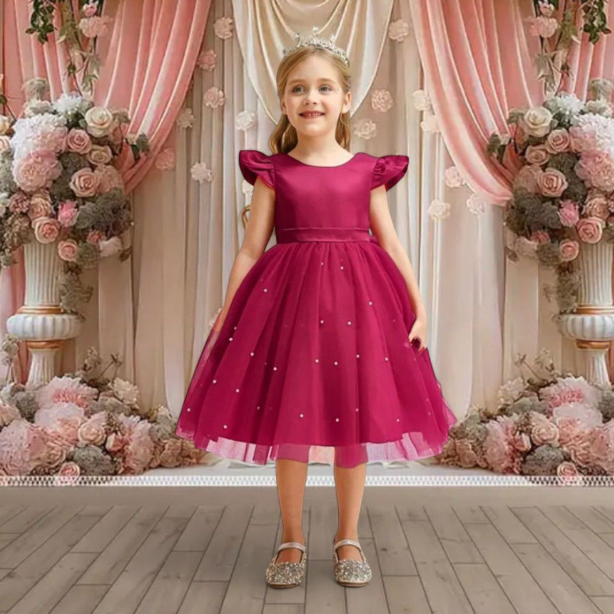 GENERICO - VESTIDO DE NIÑA FIESTA DE CUMPLEAÑOS