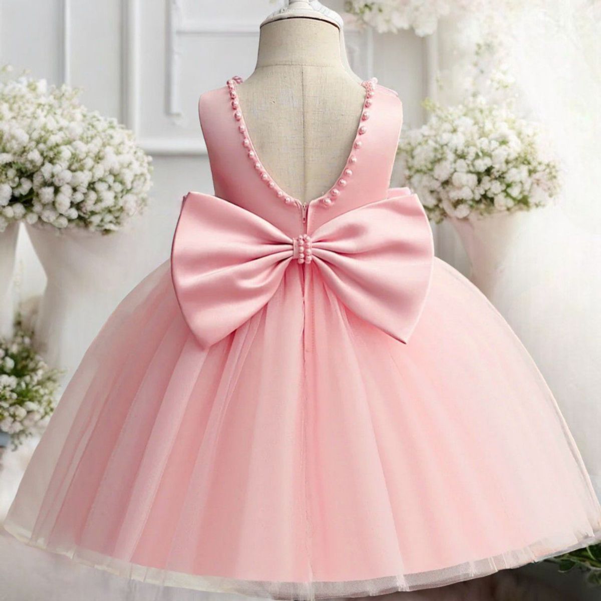 GENERICO - VESTIDO DE NIÑA BEBE PRINCESA