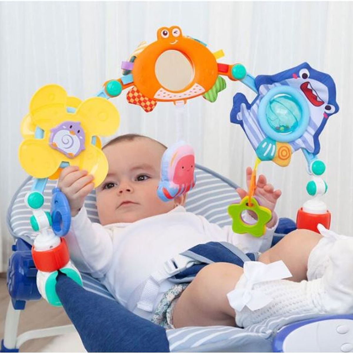 GENERICO - Arco Sonaja Para Coche Cuna Coche y Silla Comer de Bebés