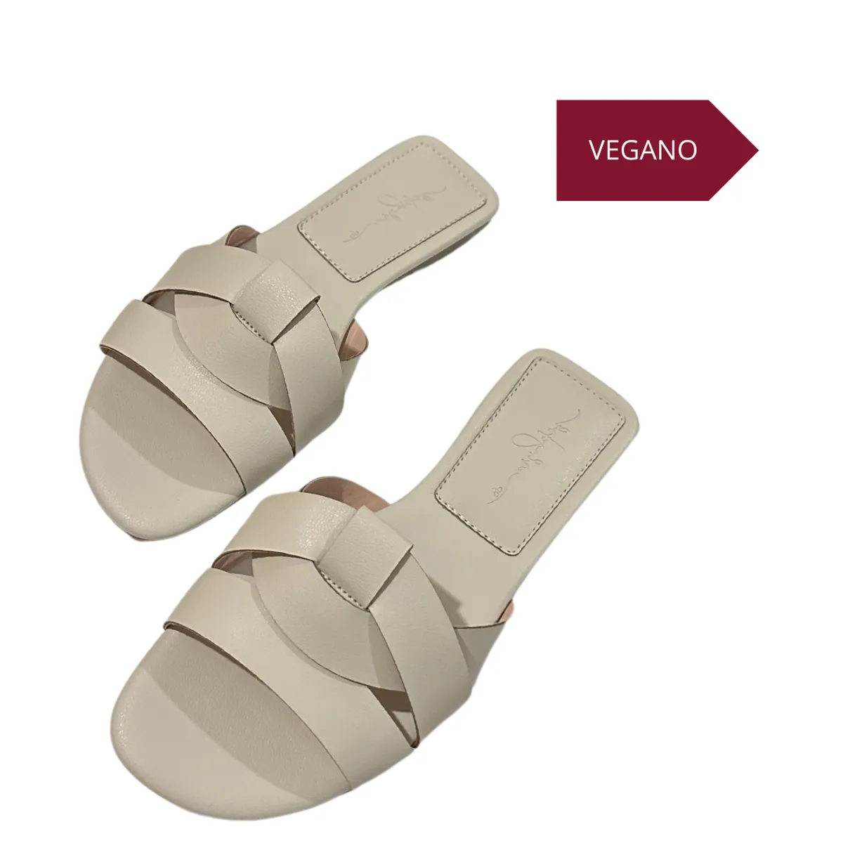 GENERICO - Sandalias mujer Zephyra Daily Flats Hueso