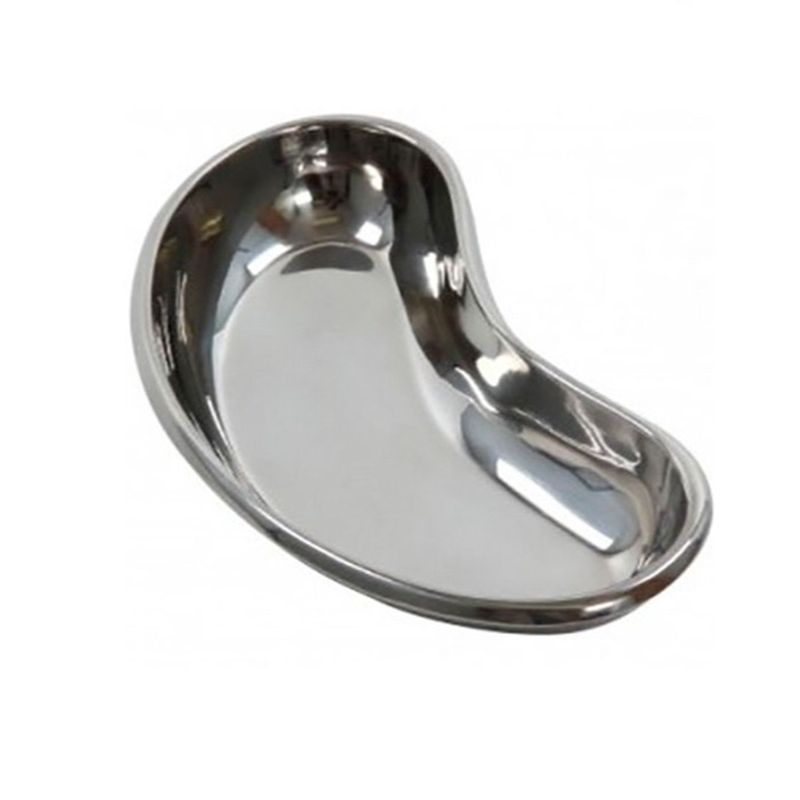 GENERICO - Riñonera metálica De Acero Quirúrgico grande 24 cm