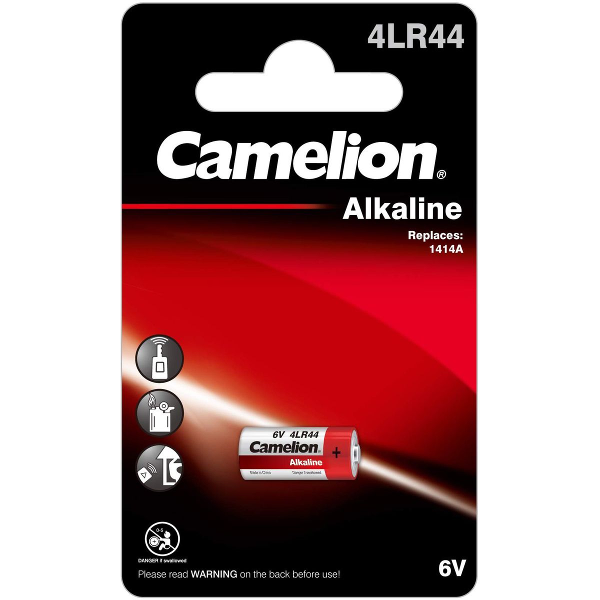 CAMELION - PILA ALCALINA CAMELION 6V 4LR44