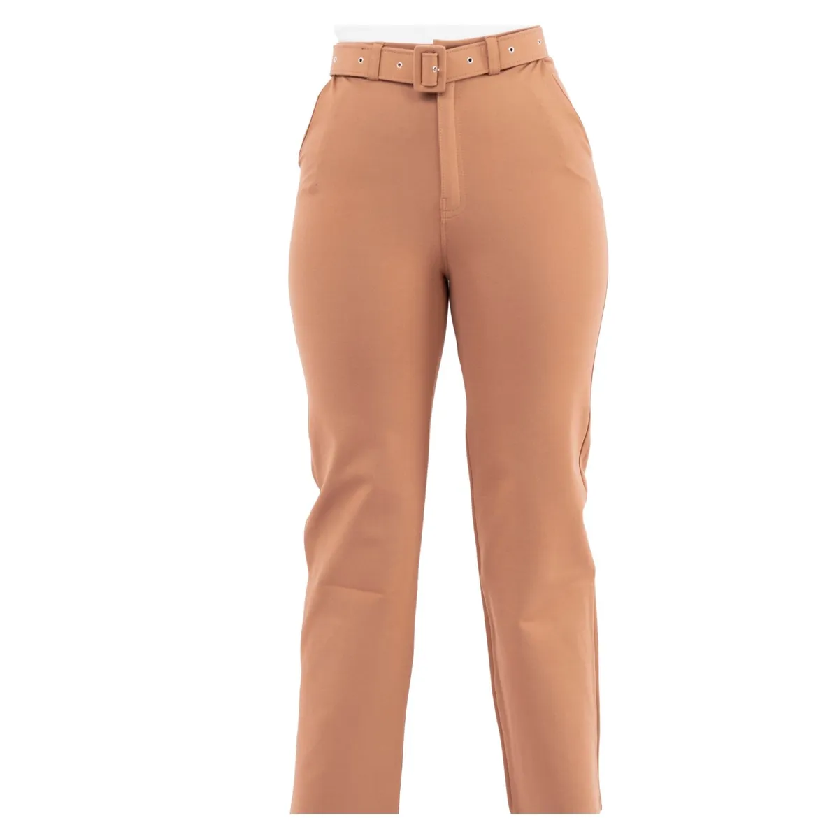 GENERICO - Pantalón Loma de vestir con correa Luz Mujer