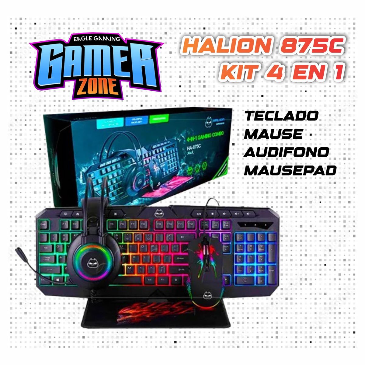 NVIDIA - COMPUTADORA PC GAMER INTEL CORE I5 12400F 16GB 500GB RTX 3050 6GB MONITOR 24 FHD