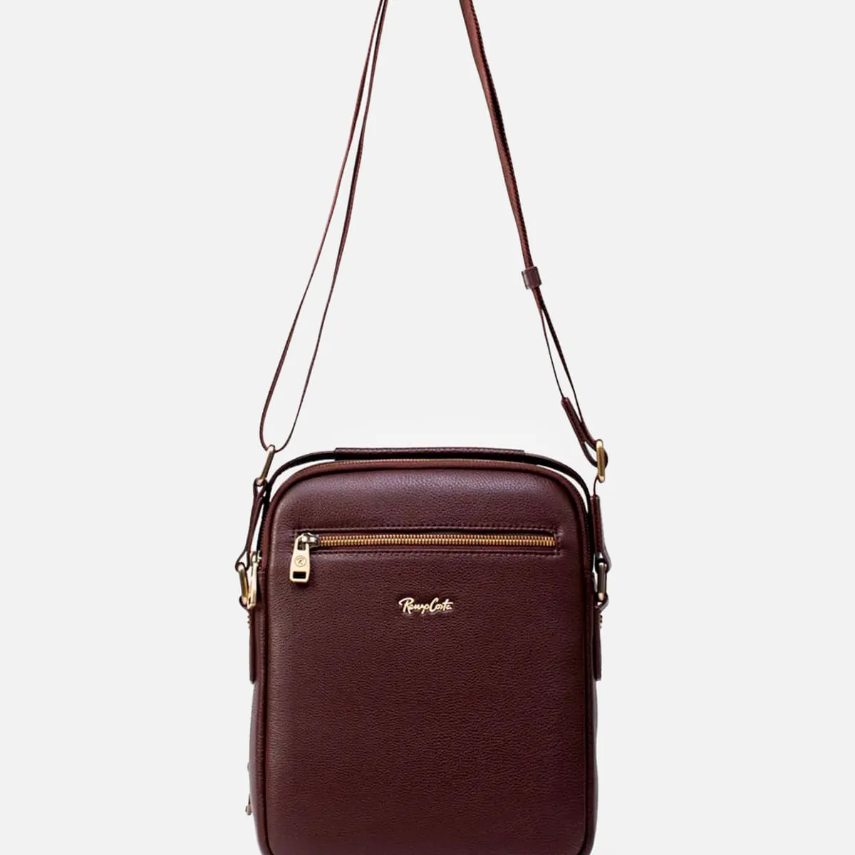 RENZO COSTA - MORRAL MEDIANO EN CUERO GRABADO