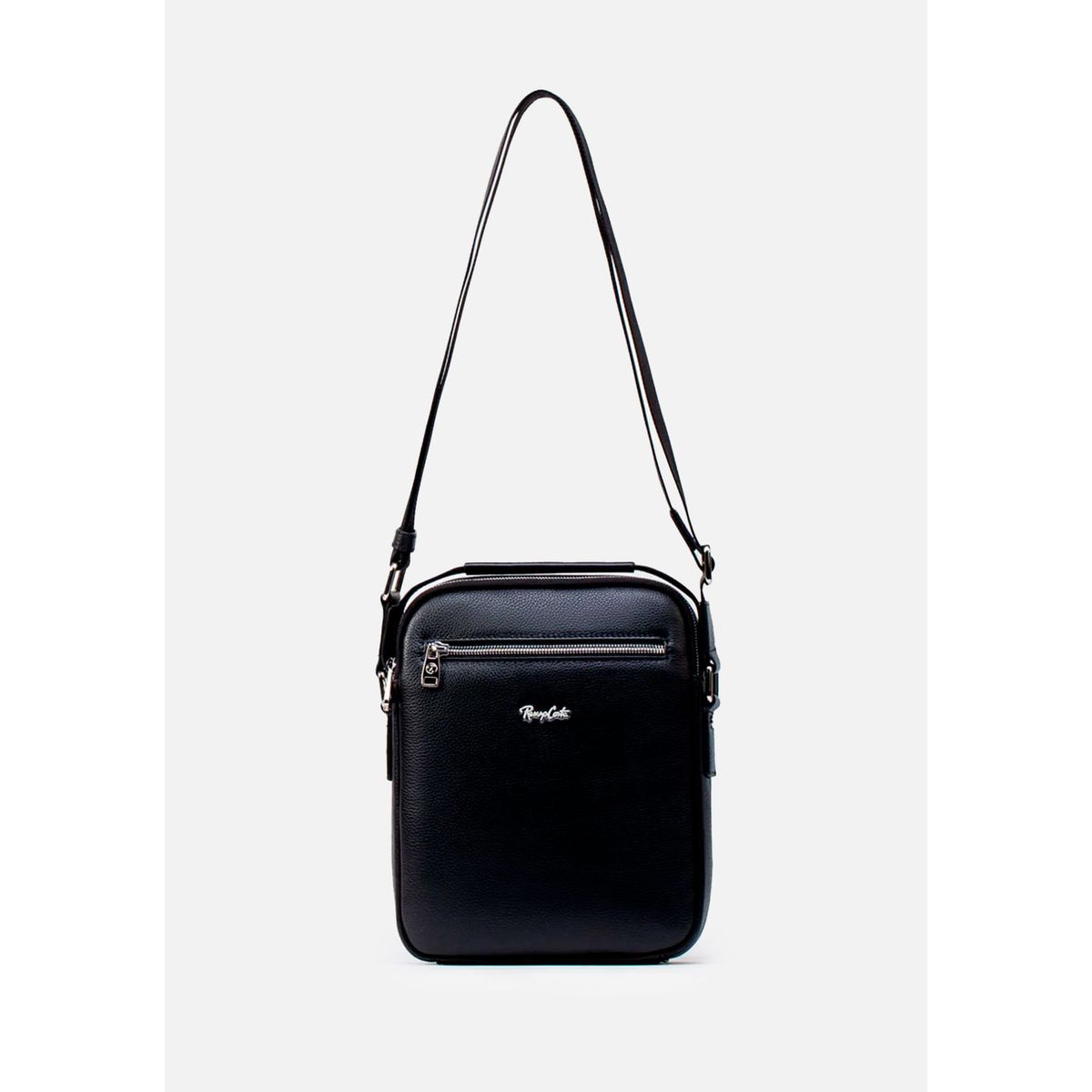 RENZO COSTA - MORRAL MEDIANO EN CUERO GRABADO