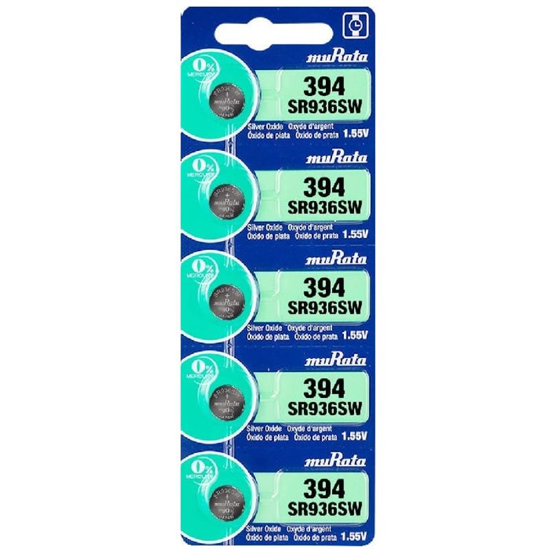GENERICO - PILAS Boton 394 SR936SW Alcalina MURATA X 5 UNIDADES
