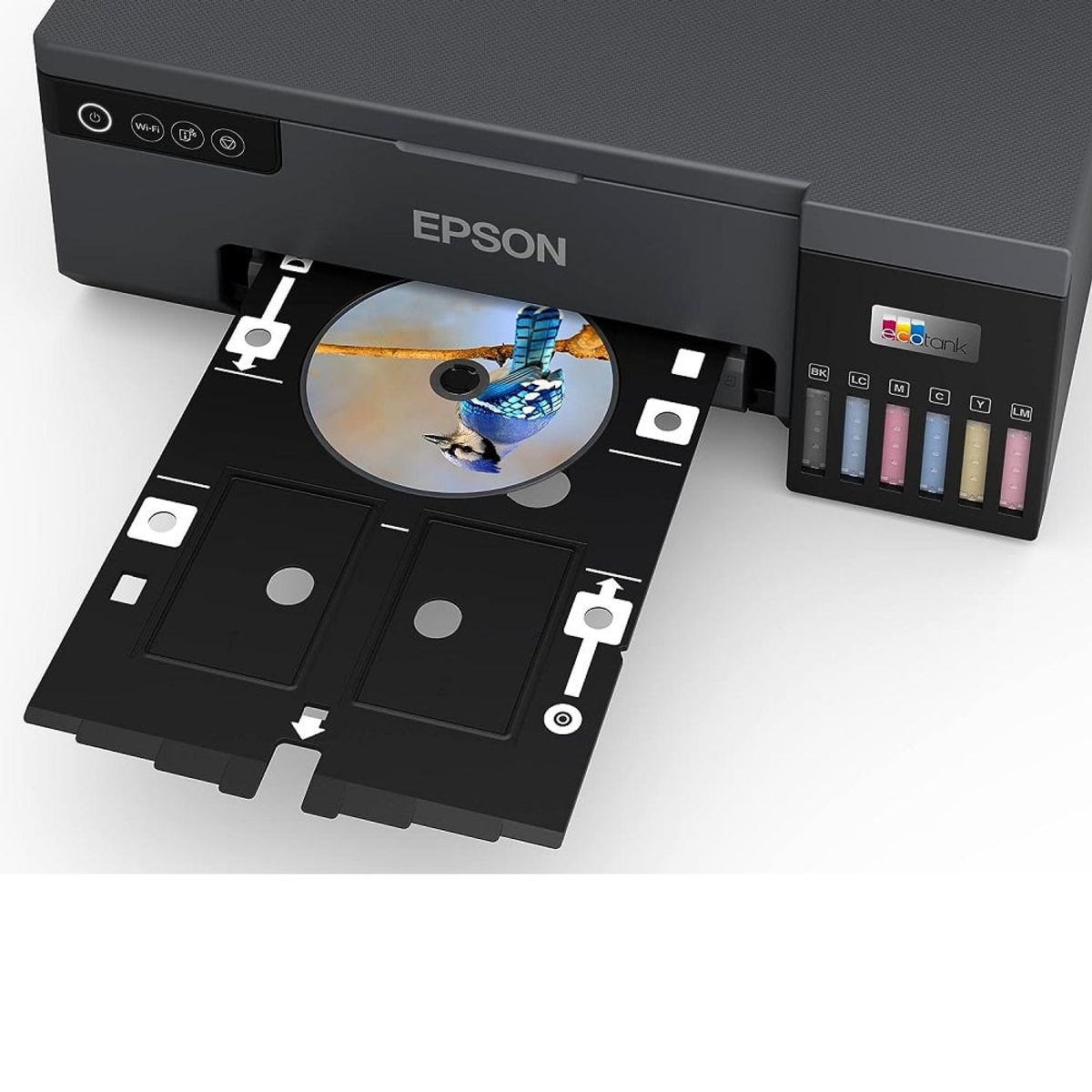 EPSON - Impresora Fotografica Epson Ecotank L8050 PVC CD DVD USB Wi-Fi Direct