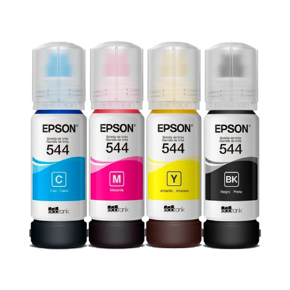 EPSON - Tinta Epson T544 544 Original kit x 4unids L3210 L3250 L3260