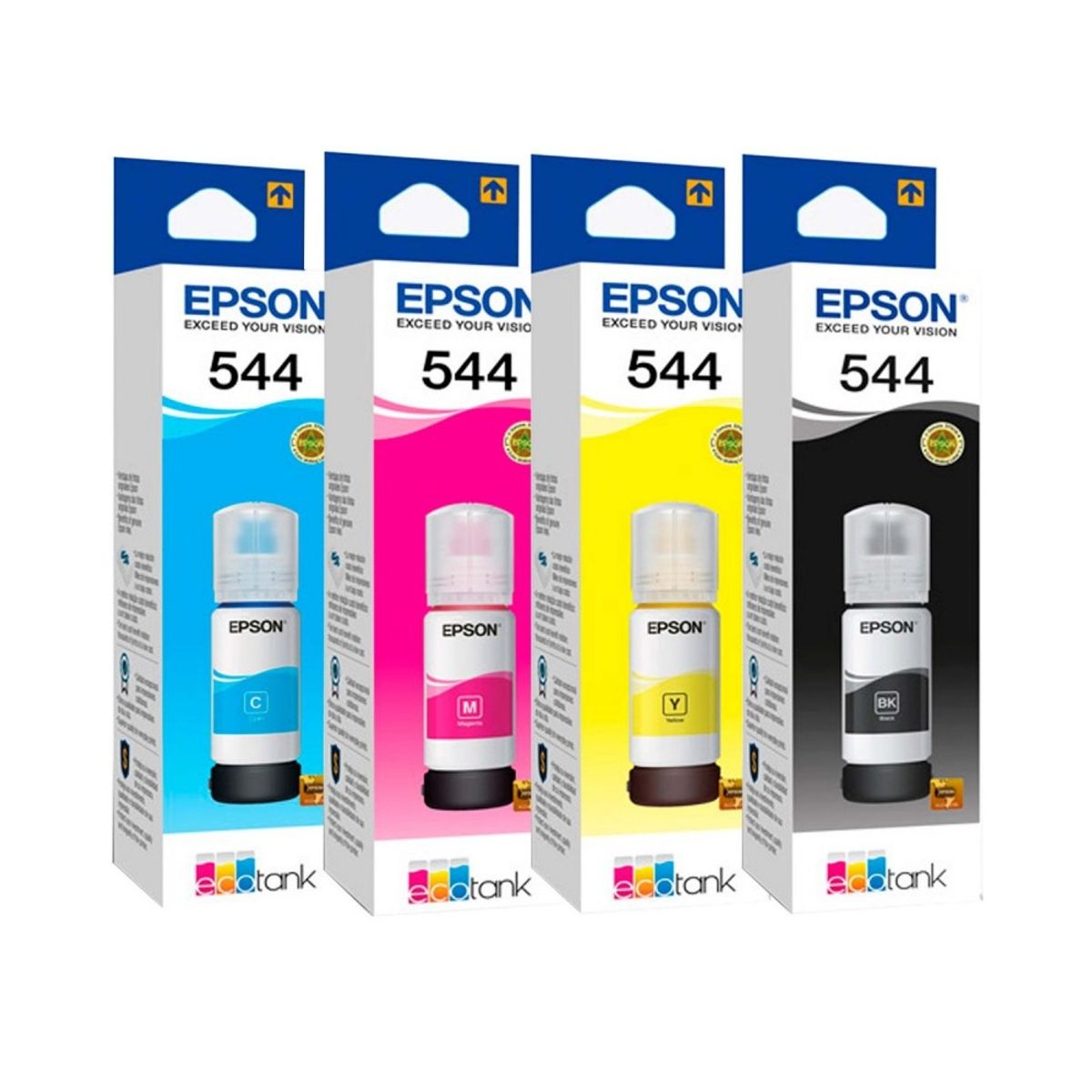 EPSON - Tinta Epson T544 544 Original kit x 4unids L3110 L3150 L3160