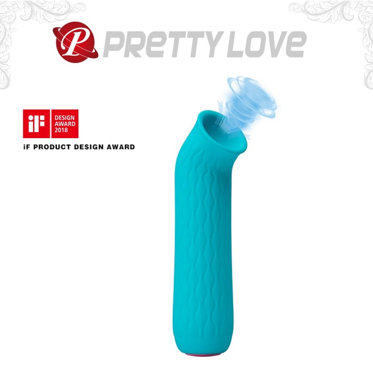 PRETTY LOVE - SUCCIONADOR DE CLITORIS - FORD TURQUOISE