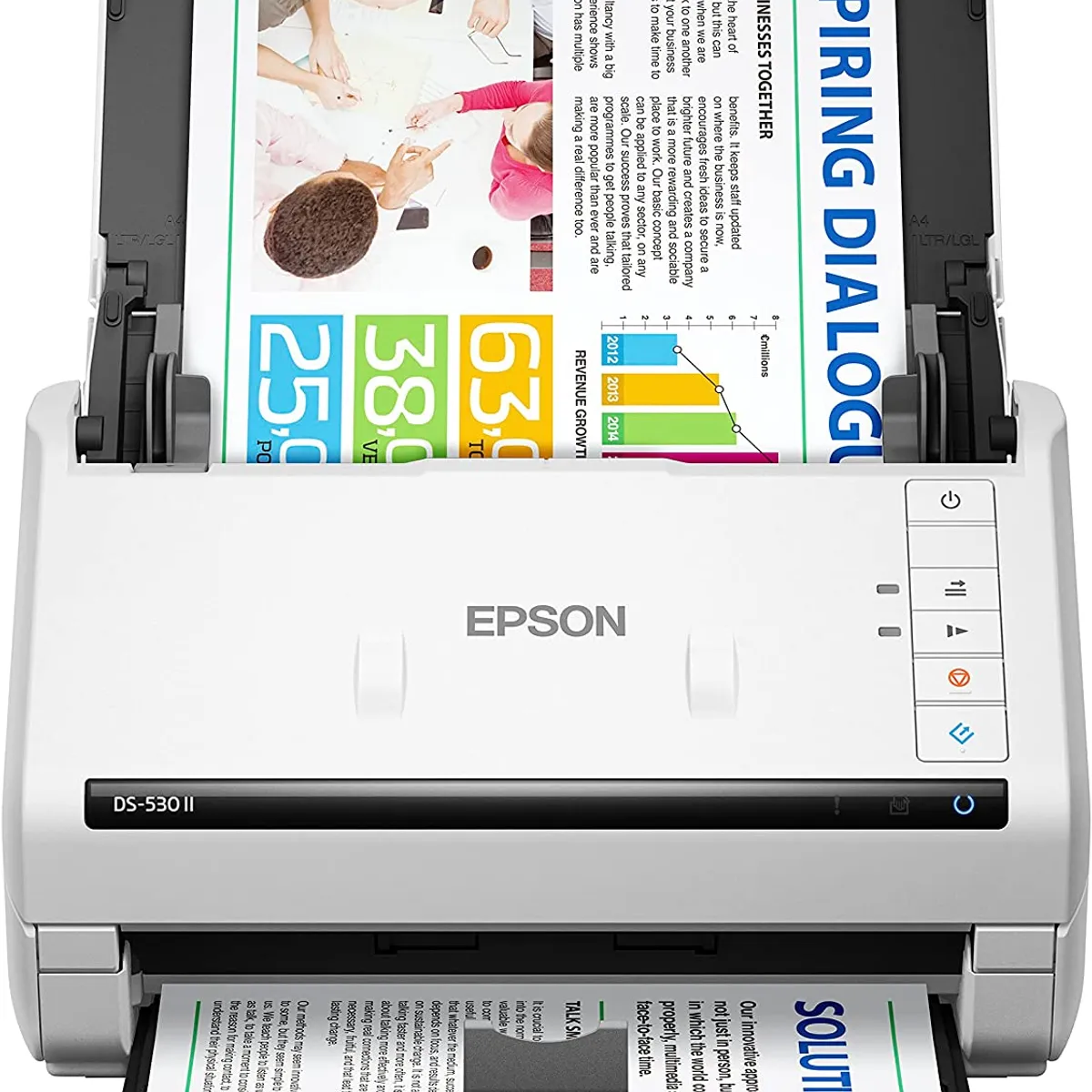 EPSON - Escáner de documentos Epson DS-530II, USB 3.0, Duplex, 35 ppm