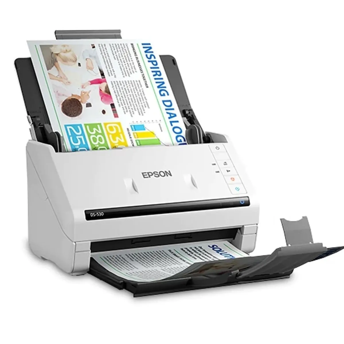 EPSON - Escáner de documentos Epson DS-530II, USB 3.0, Duplex, 35 ppm