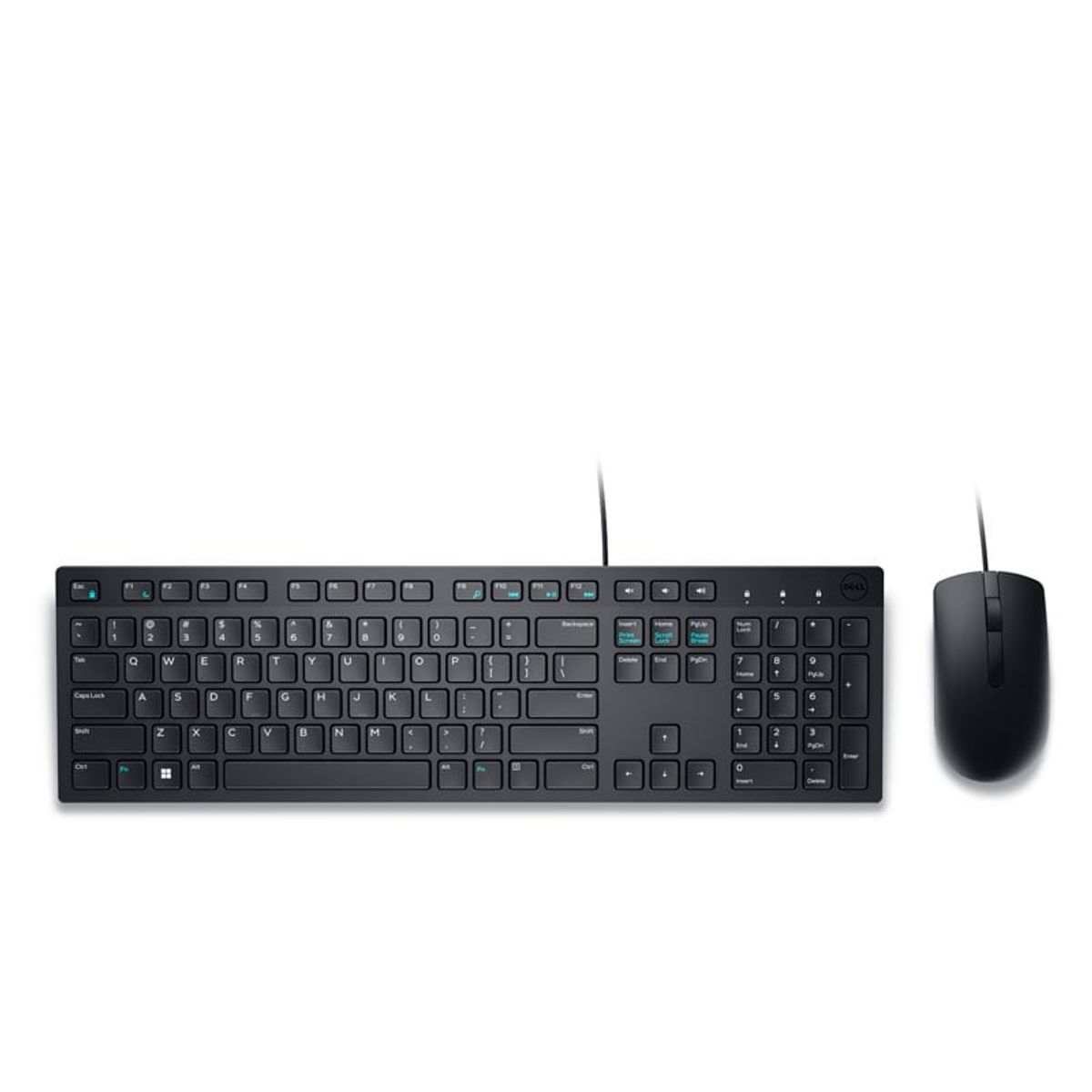 DELL - Teclado y Mouse Dell KM300C USB Negro