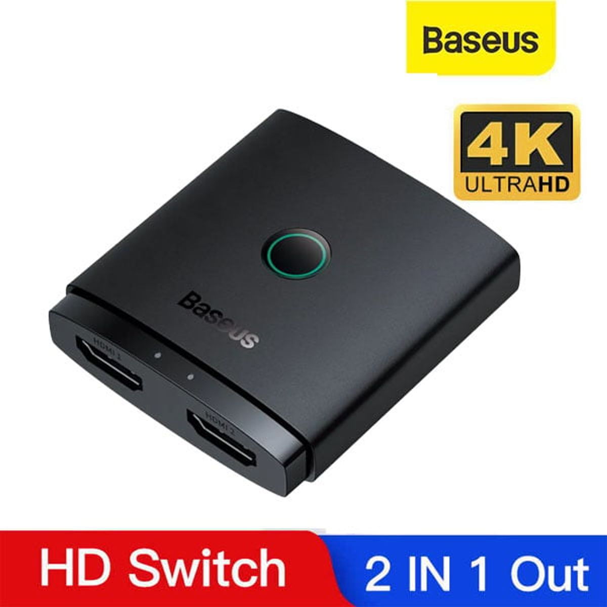 BASEUS - Adaptador Switch Baseus Bidireccional 2en1 4K HDMI PS5 TV Box S