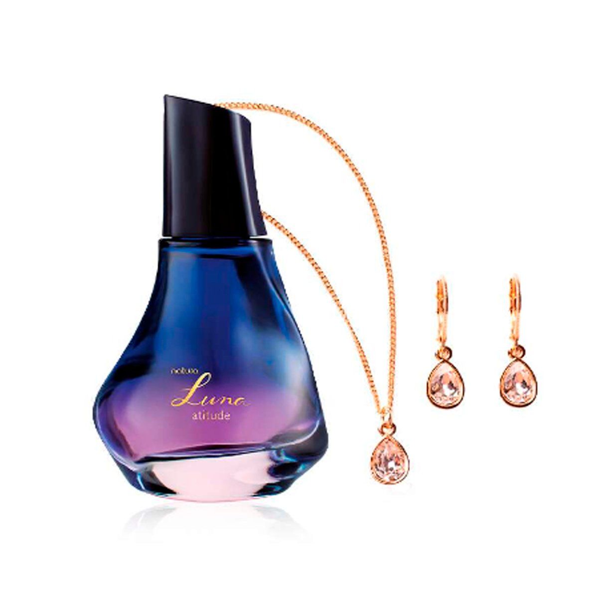 NATURA - Luna Atitude Perfume de Mujer con Set de Joyas