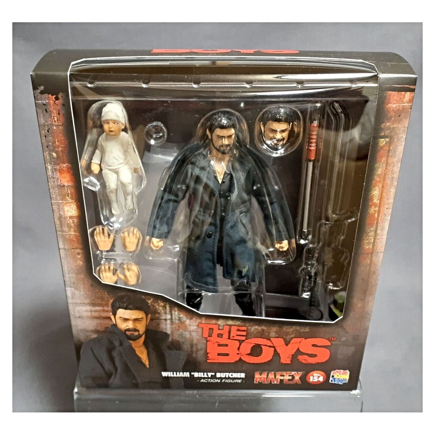 Figura de Acción The Boys Mafex Nro 154 Billy Butcher MARVEL