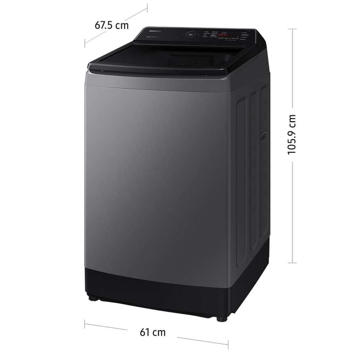 SAMSUNG - Lavadora Automática Samsung WA13CG5441BDPE 13kg Gris