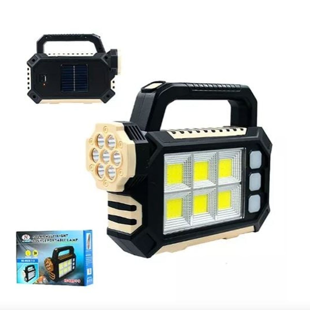 GENERICO - Lampara Linterna Solar Led Recargable