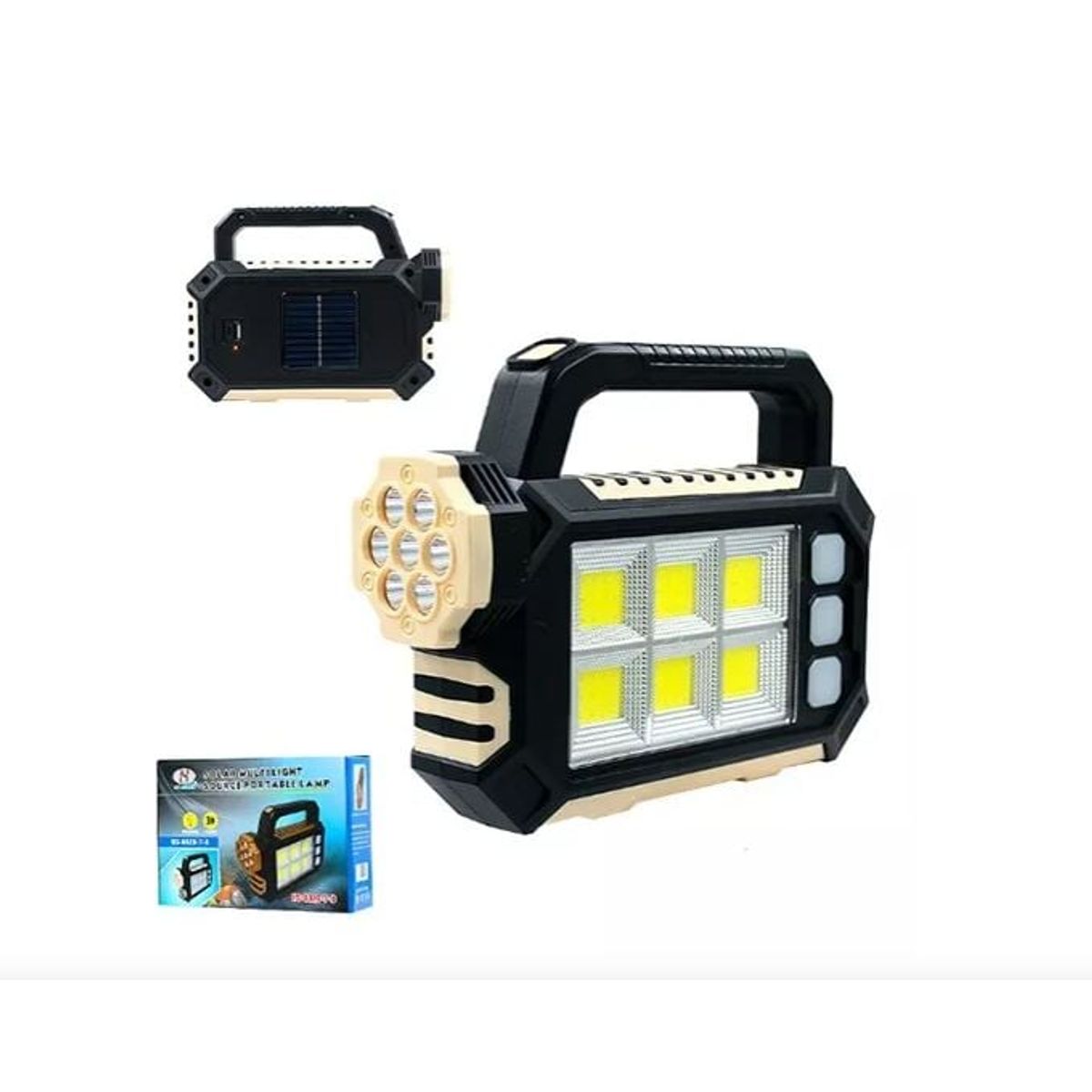 GENERICO - Lampara Linterna Solar Led Recargable