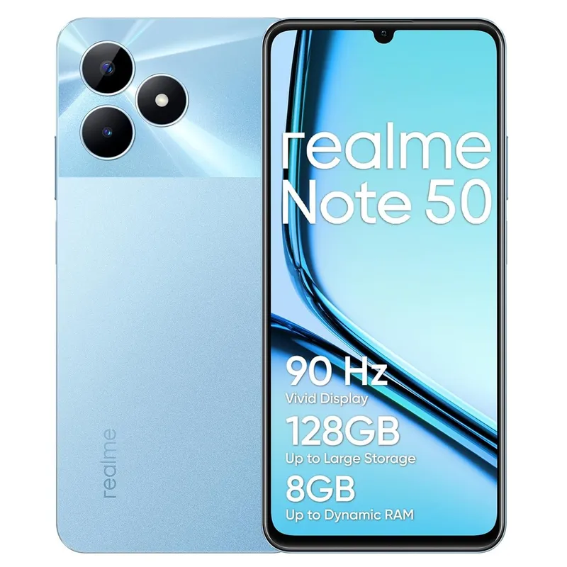 REALME - REALME NOTE  50 New Model  128GB ROM+ 8GB RAM (4GB+ 4GB Extended) / IP54 /AZUL CIELO
